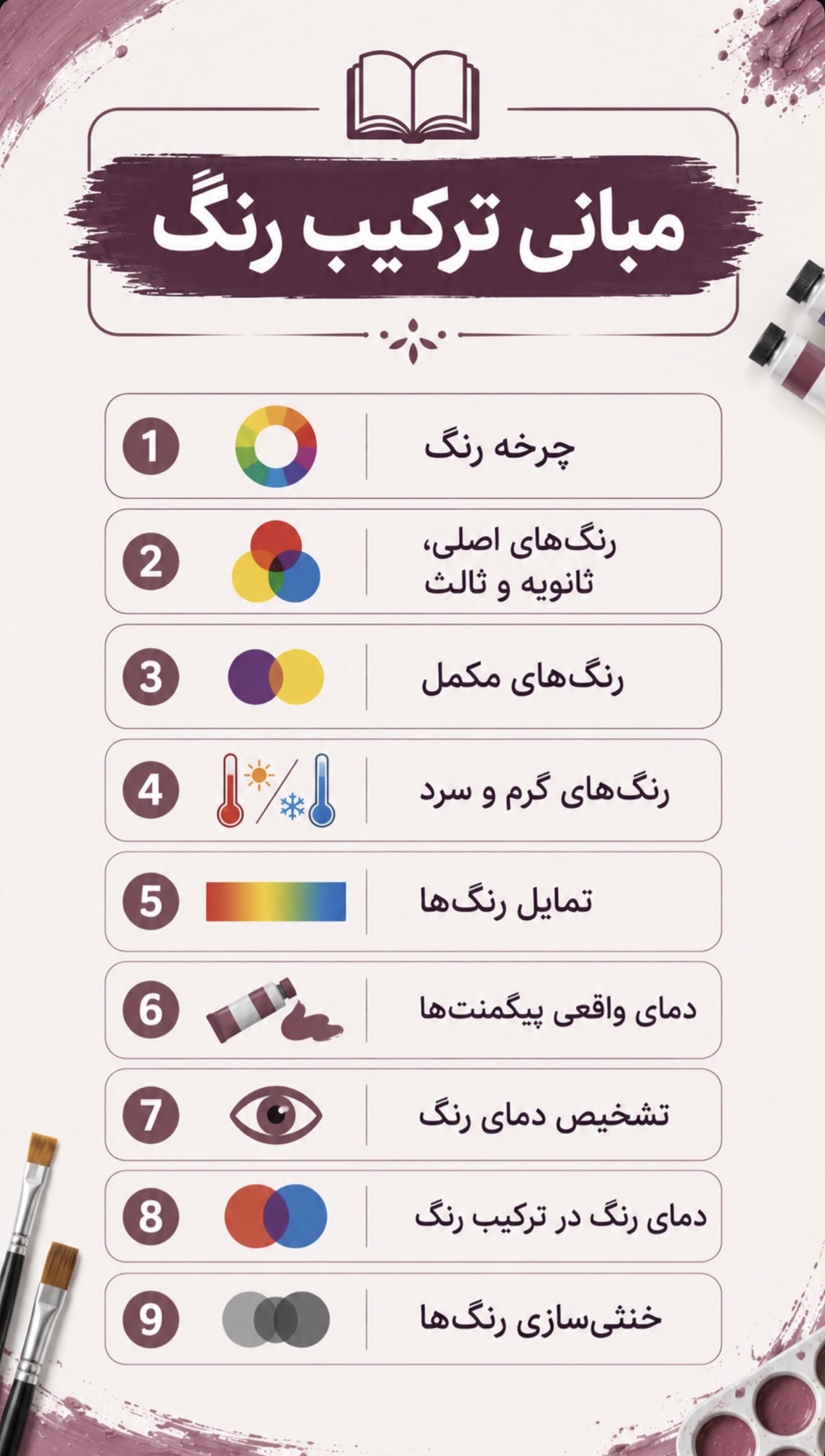 دوره پیگمنت شناسی در تلگرام 